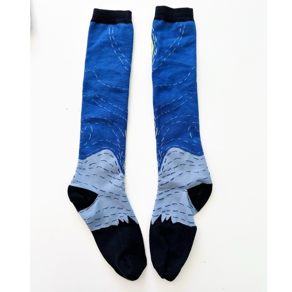 SOCK It To Me Starry Night Knee High Socks - Picture 2 of 2